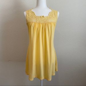 Debbie Miller for Rigo Tie Back Long Top Yellow S